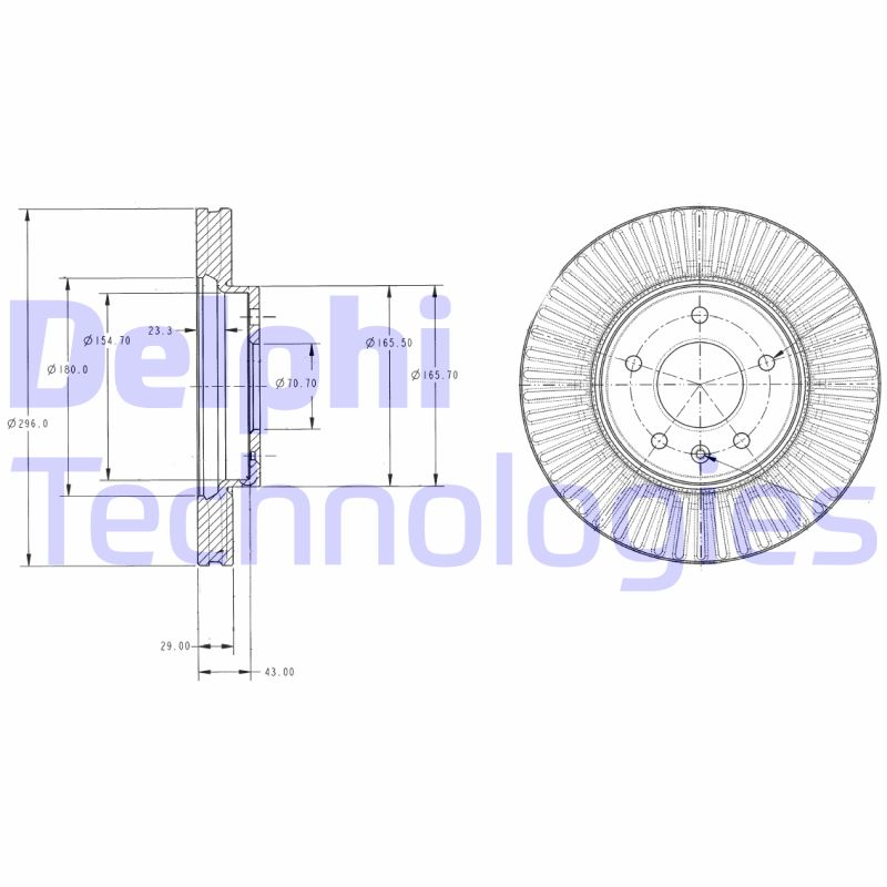 Disc frana BG4092C DELPHI