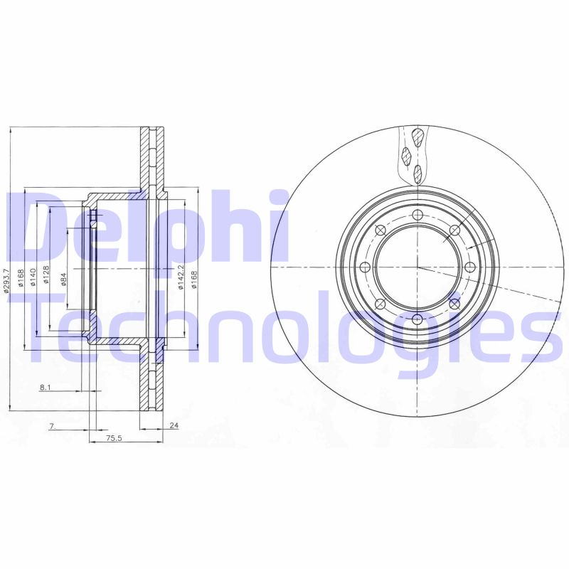 Disc frana BG4102 DELPHI