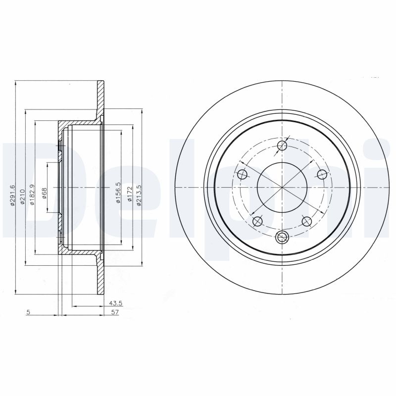 Disc frana BG4108 DELPHI