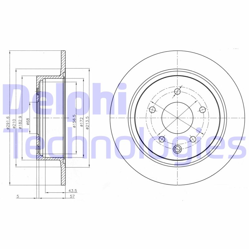 Disc frana BG4108C DELPHI