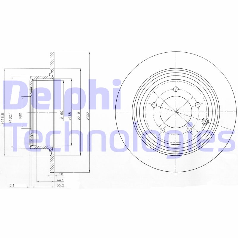 Disc frana BG4169 DELPHI