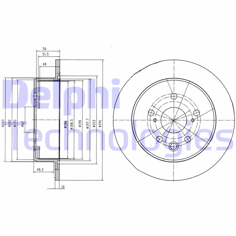 Disc frana BG4178 DELPHI