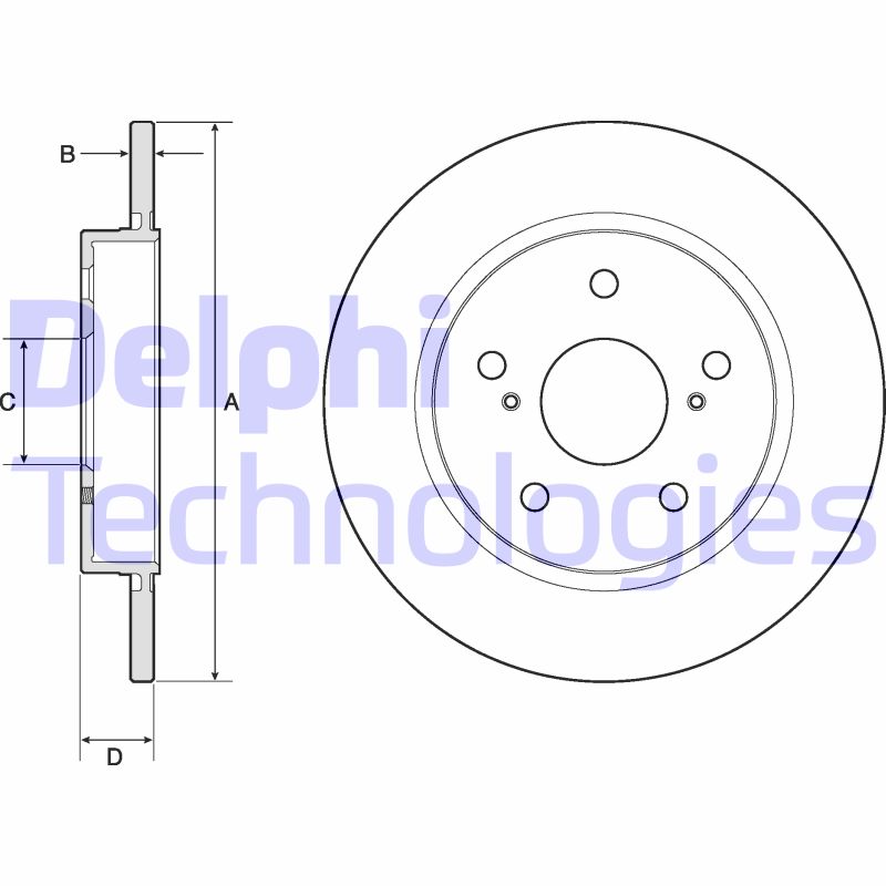 Disc frana BG4183C DELPHI