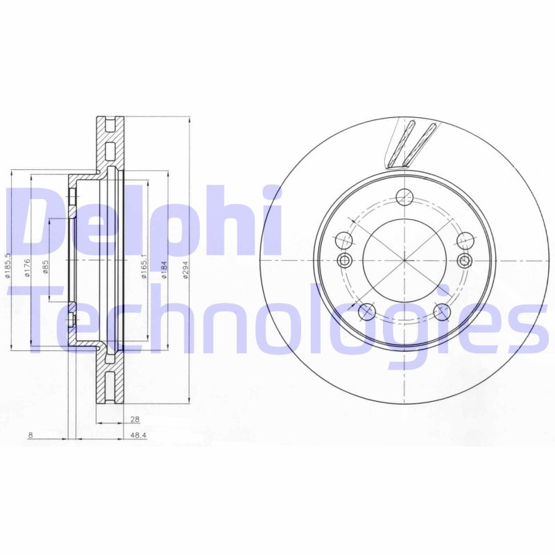 Disc frana BG4206 DELPHI