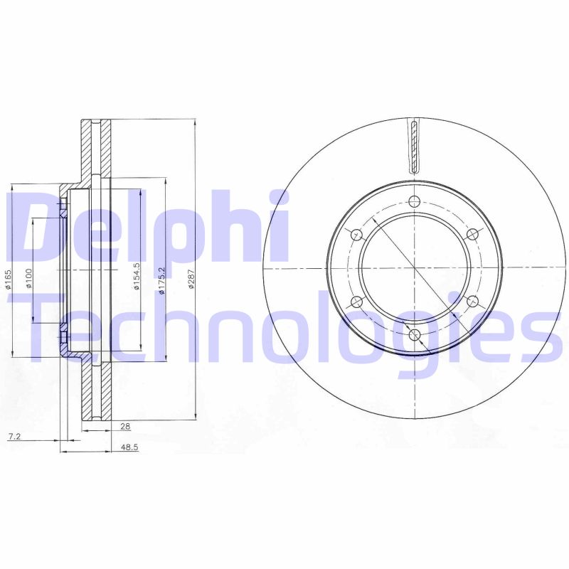 Disc frana BG4209 DELPHI