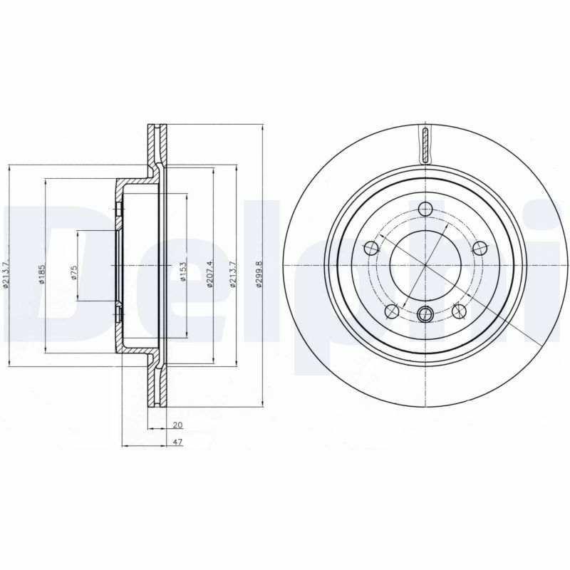 Disc frana BG4223 DELPHI