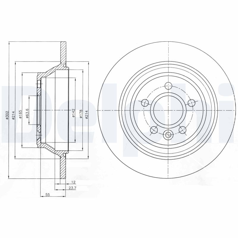 Disc frana BG4238 DELPHI