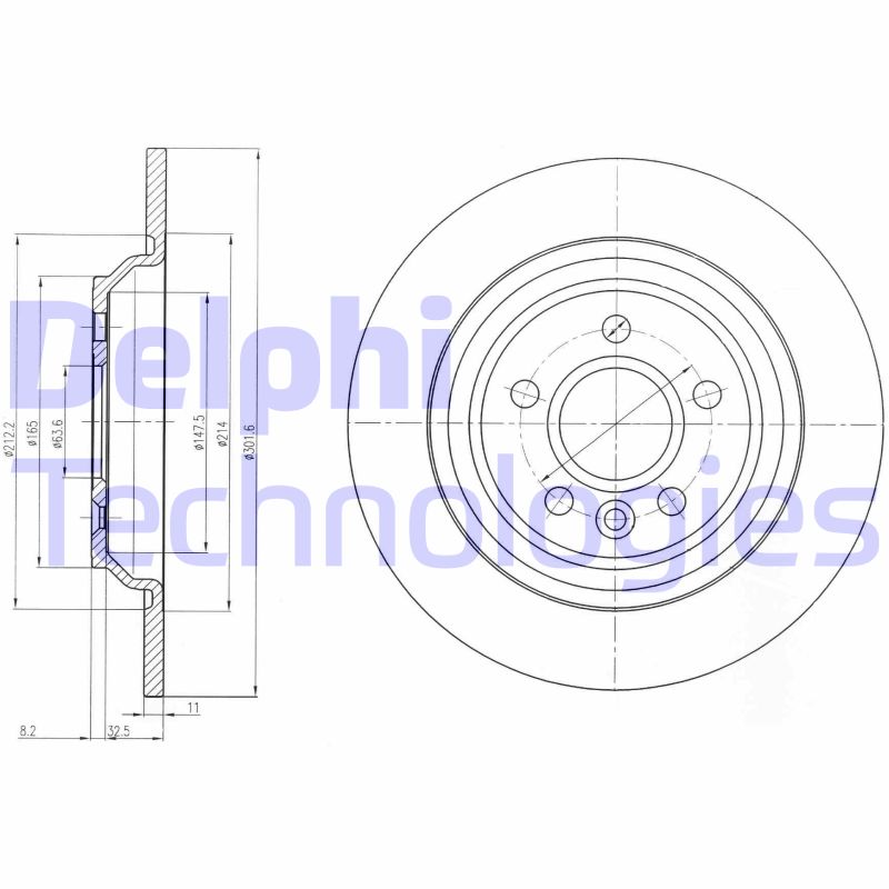 Disc frana BG4239C DELPHI