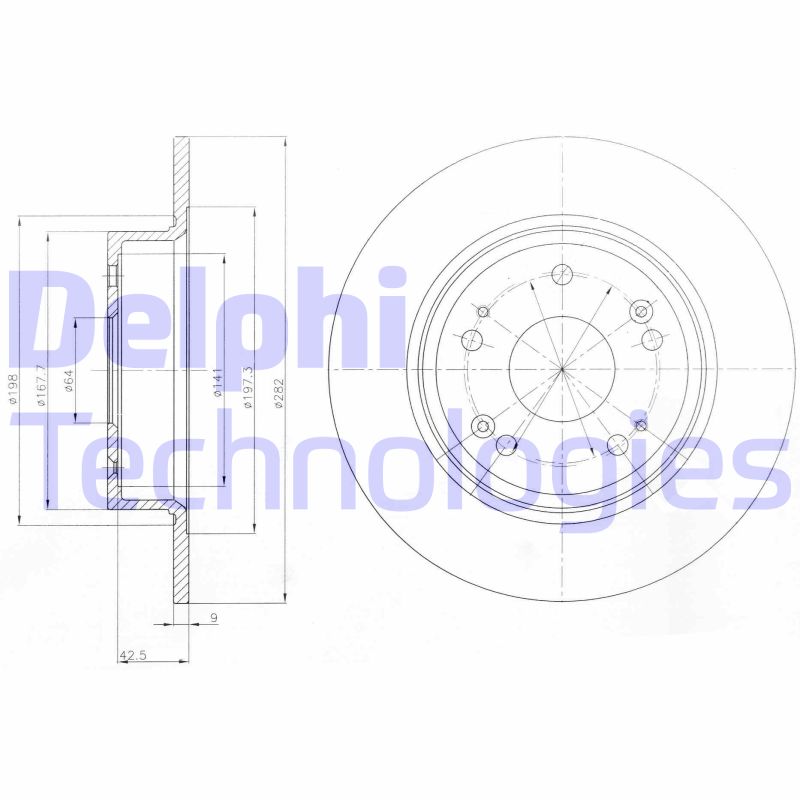 Disc frana BG4249 DELPHI