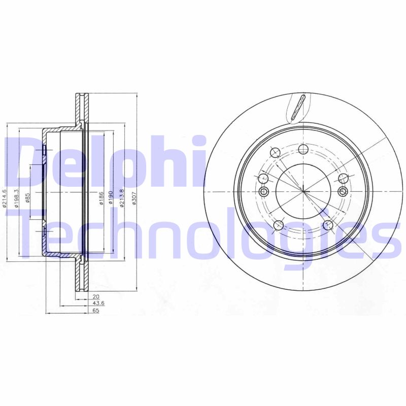 Disc frana BG4273 DELPHI