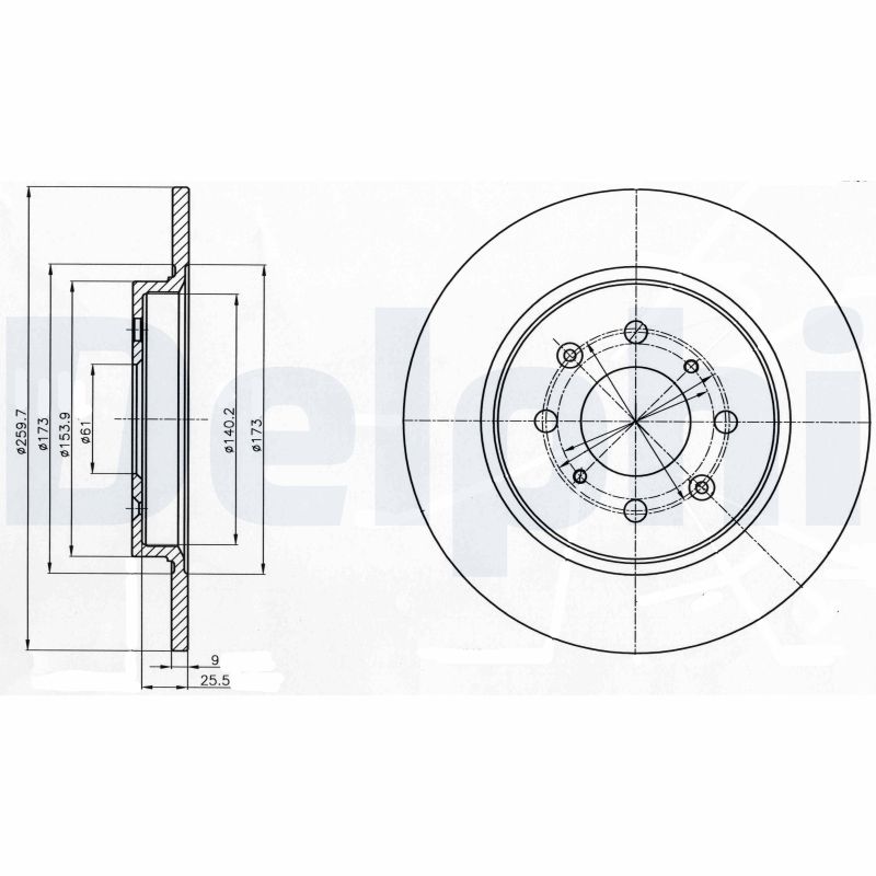 Disc frana BG4385C DELPHI