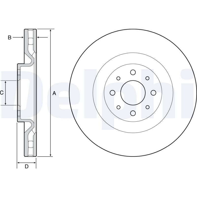 Disc frana BG4566 DELPHI