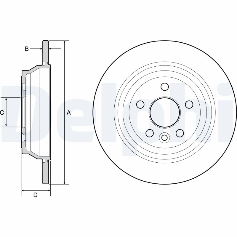 Disc frana BG4656C DELPHI