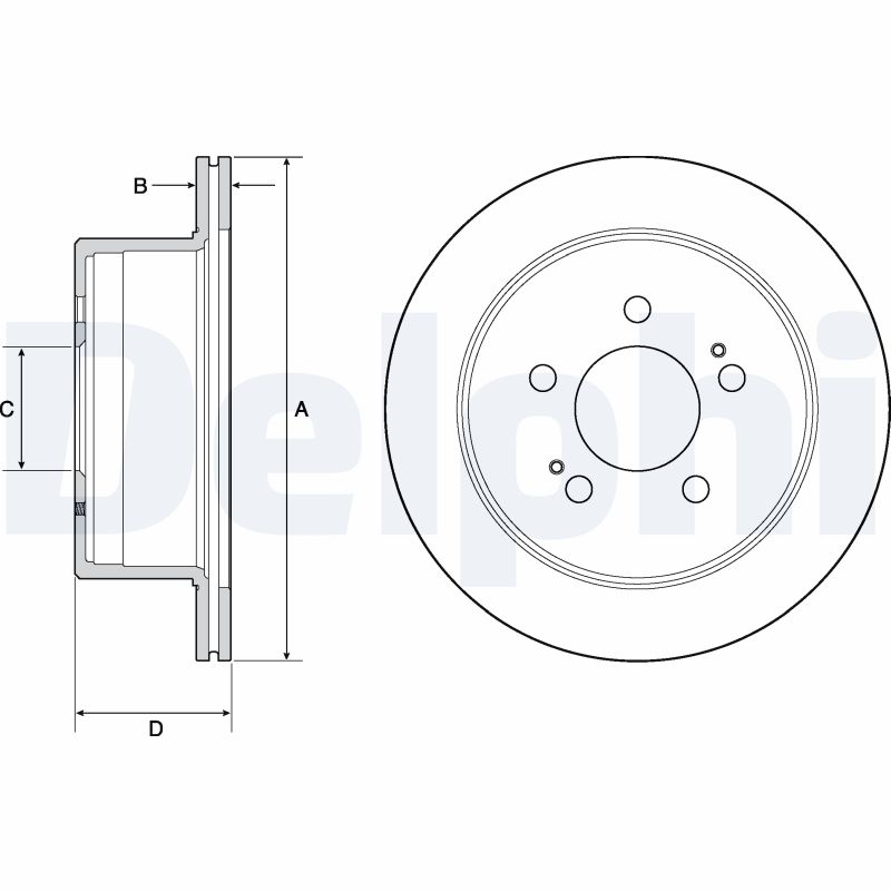 Disc frana BG4677C DELPHI