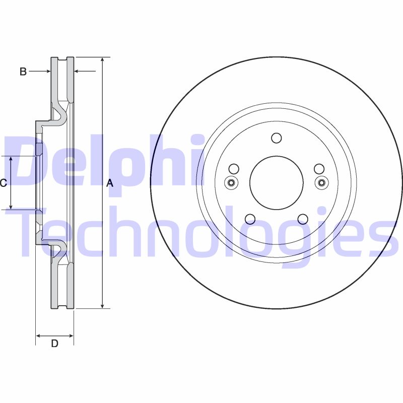 Disc frana BG4683C DELPHI