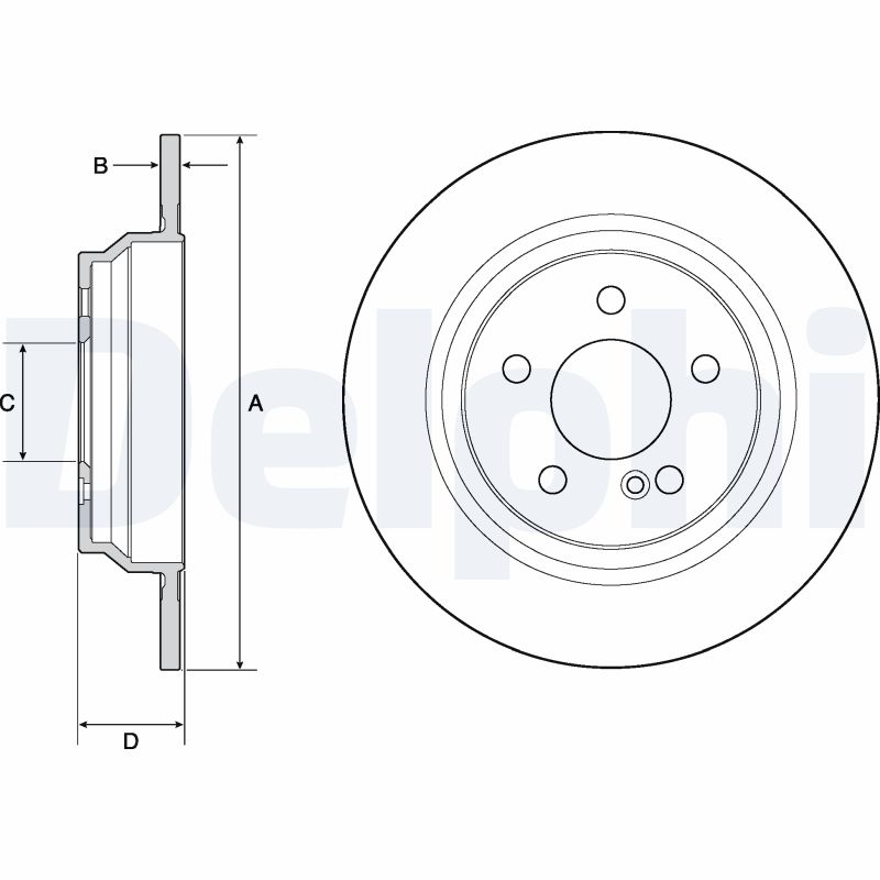 Disc frana BG4686C DELPHI