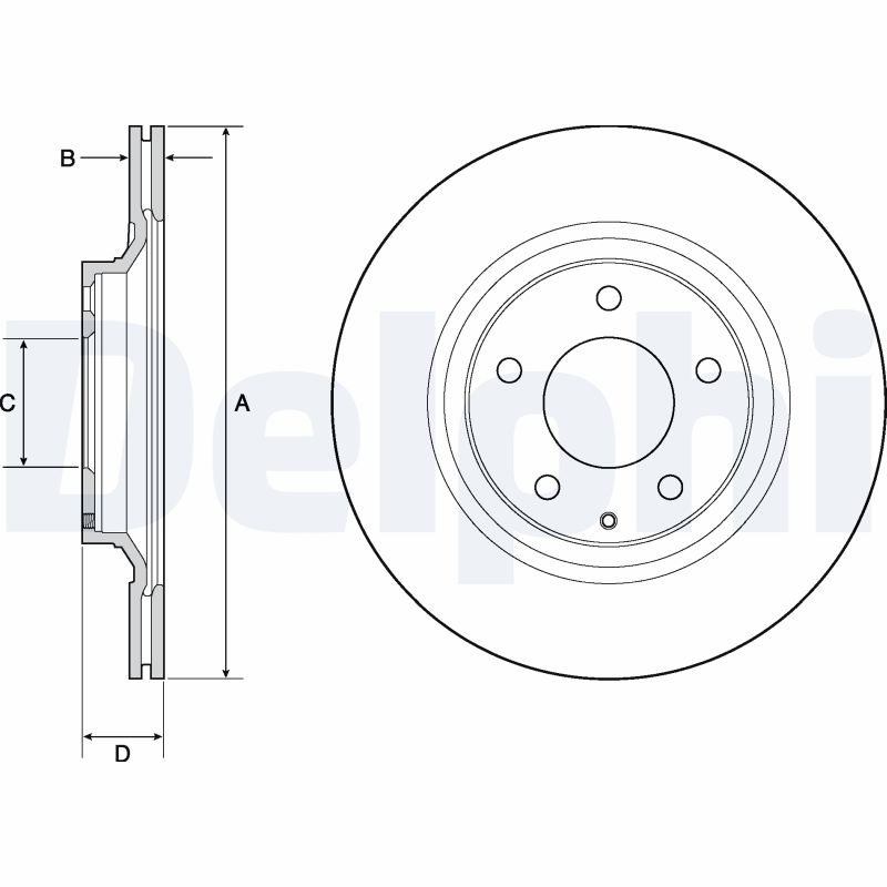 Disc frana BG4693C DELPHI