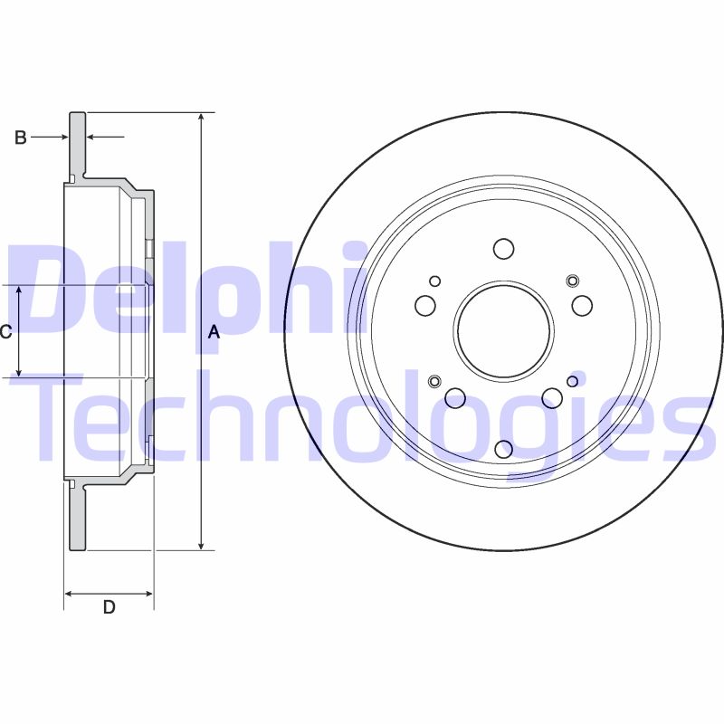 Disc frana BG4694C DELPHI