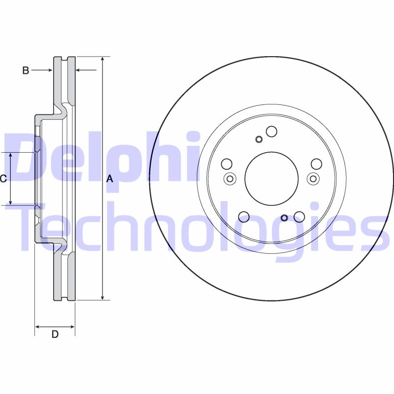 Disc frana BG4698C DELPHI