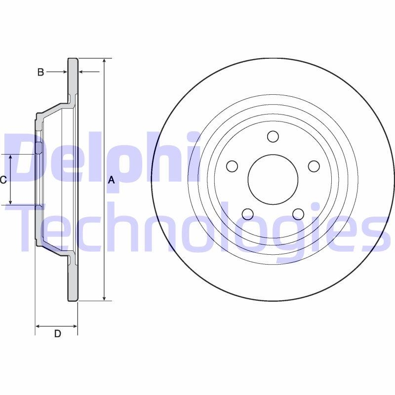 Disc frana BG4703C DELPHI