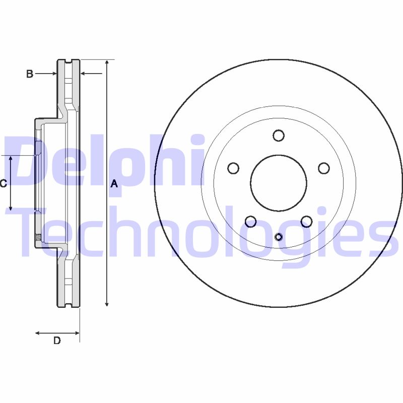 Disc frana BG4713C DELPHI