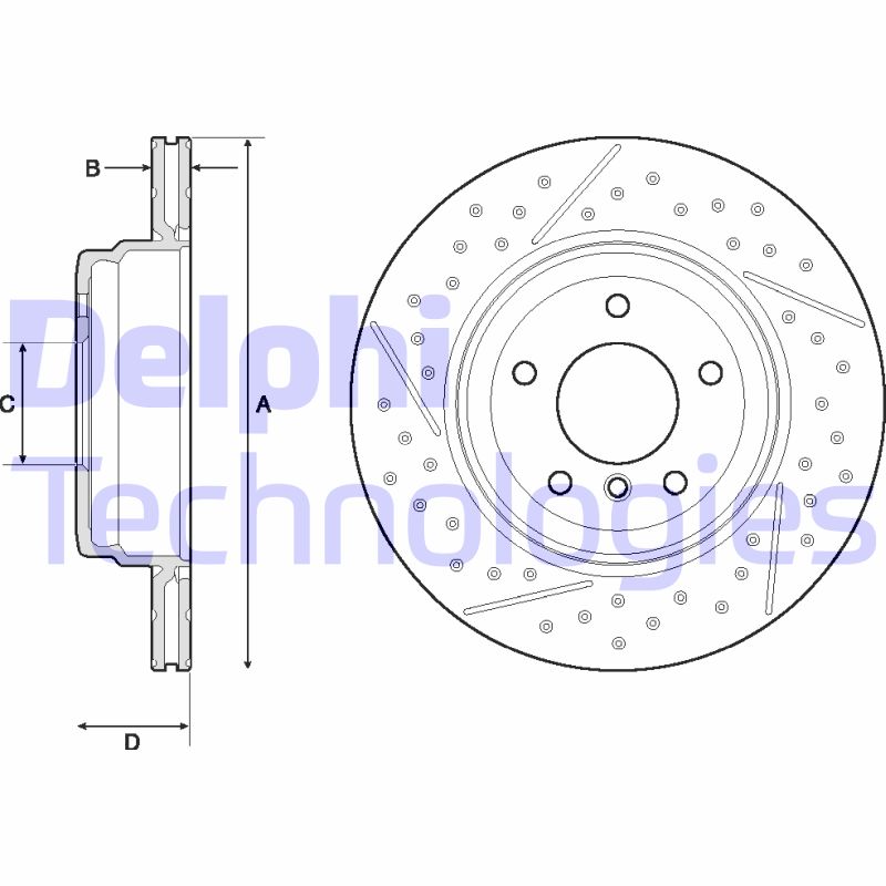 Disc frana BG4714C DELPHI