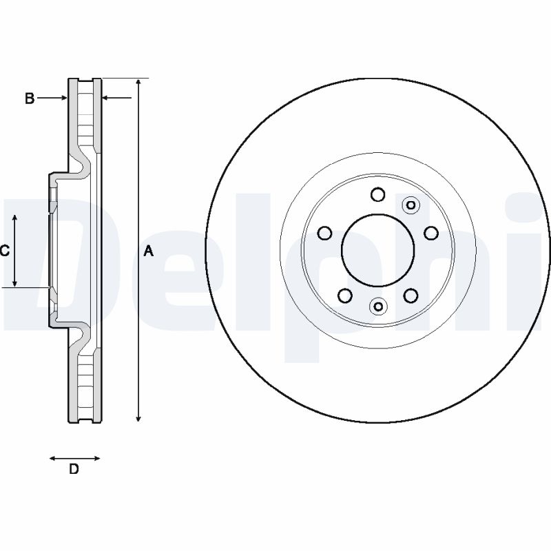 Disc frana BG4716C DELPHI