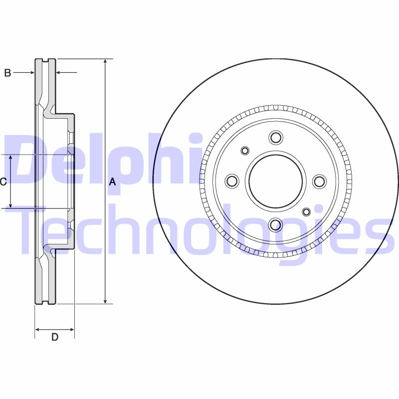 Disc frana BG4743C DELPHI