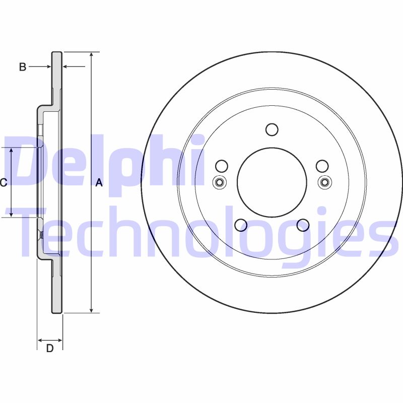 Disc frana BG4749C DELPHI