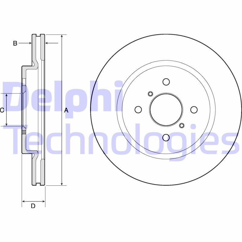 Disc frana BG4750C DELPHI