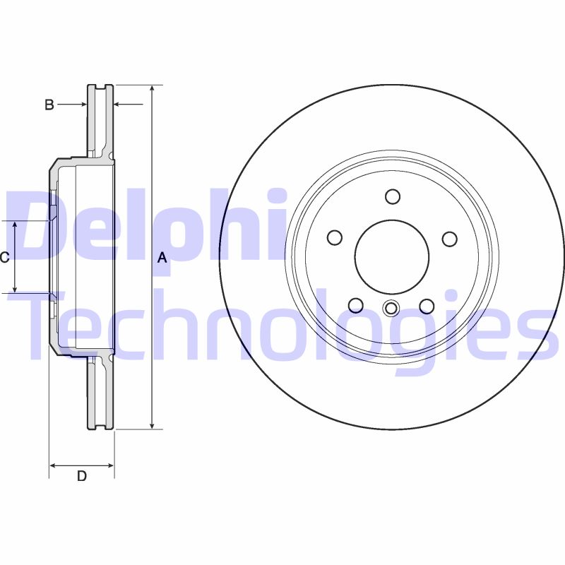 Disc frana BG4753C DELPHI