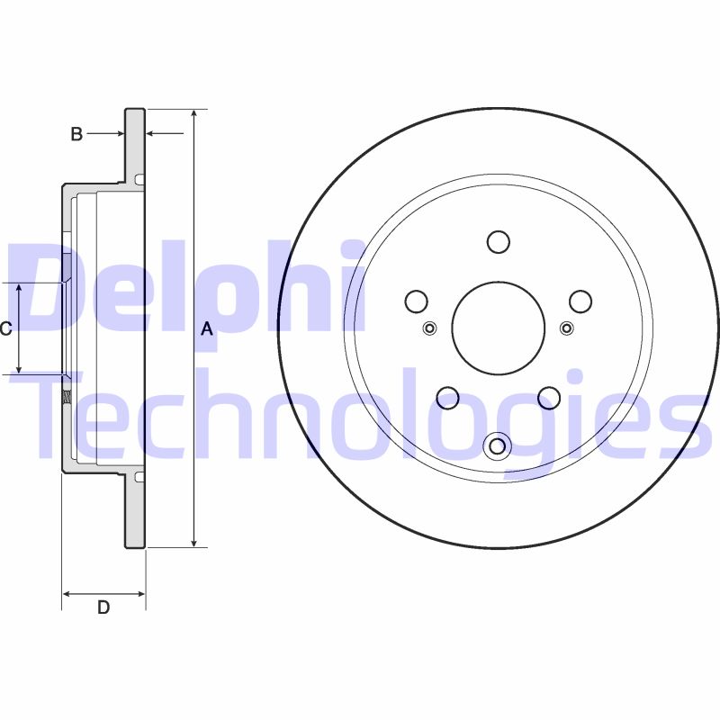 Disc frana BG4757C DELPHI