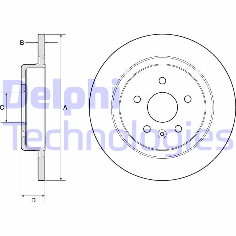 Disc frana BG4760C DELPHI