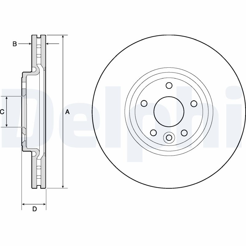 Disc frana BG4765C DELPHI