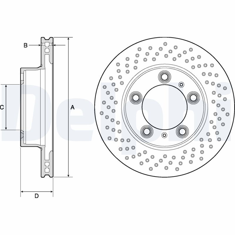 Disc frana BG4769C DELPHI