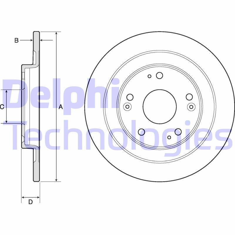 Disc frana BG4773C DELPHI