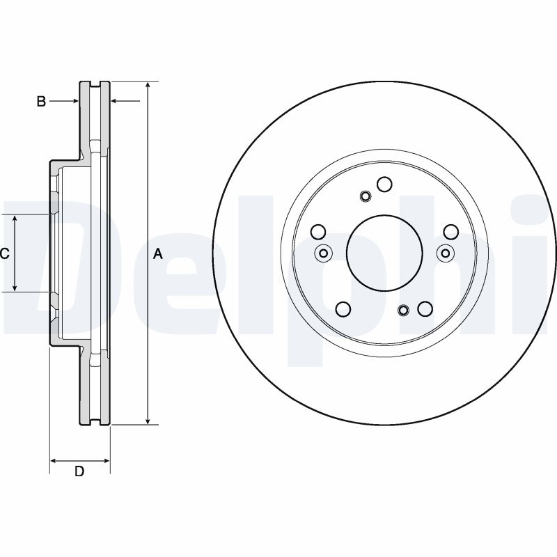 Disc frana BG4774C DELPHI