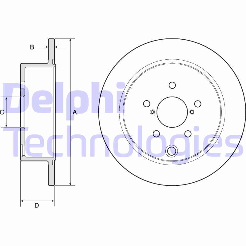 Disc frana BG4776C DELPHI