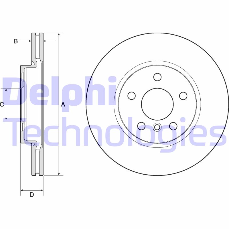 Disc frana BG4777C DELPHI