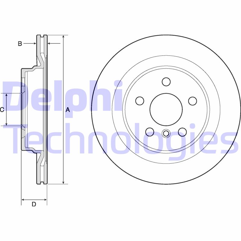 Disc frana BG4778C DELPHI