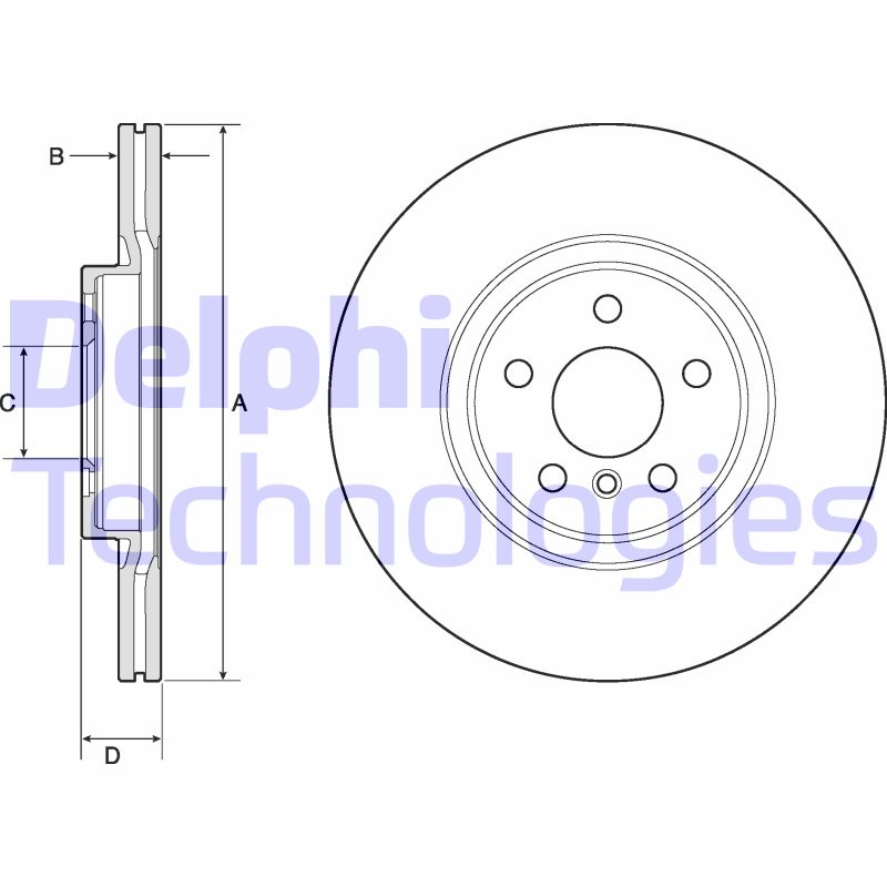 Disc frana BG4780C DELPHI