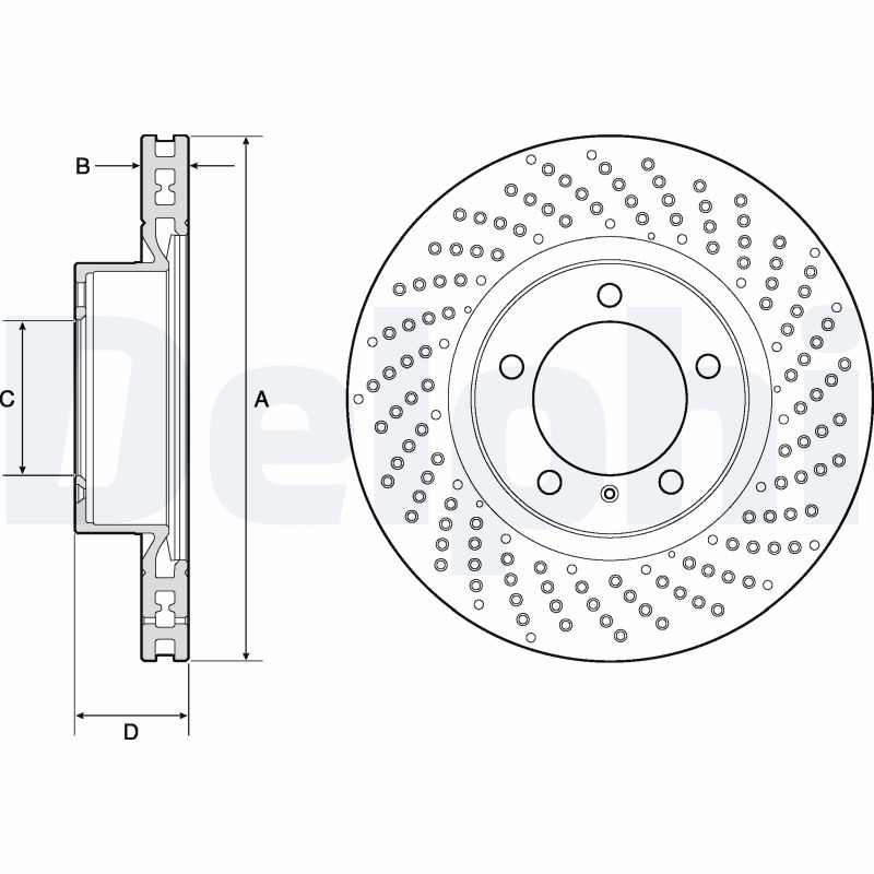 Disc frana BG4781C DELPHI