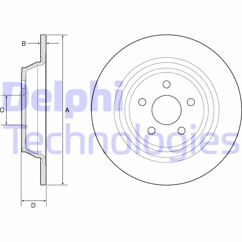 Disc frana BG4782C DELPHI