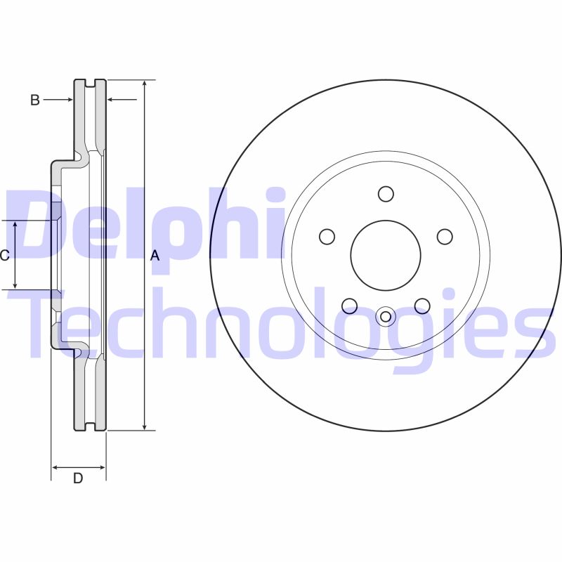 Disc frana BG4783C DELPHI