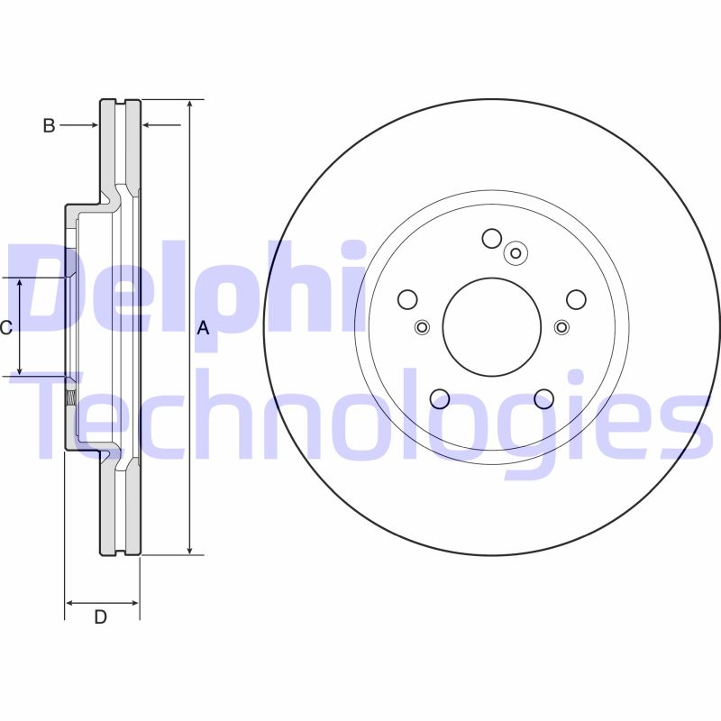 Disc frana BG4785C DELPHI