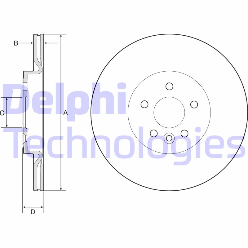 Disc frana BG4786C DELPHI