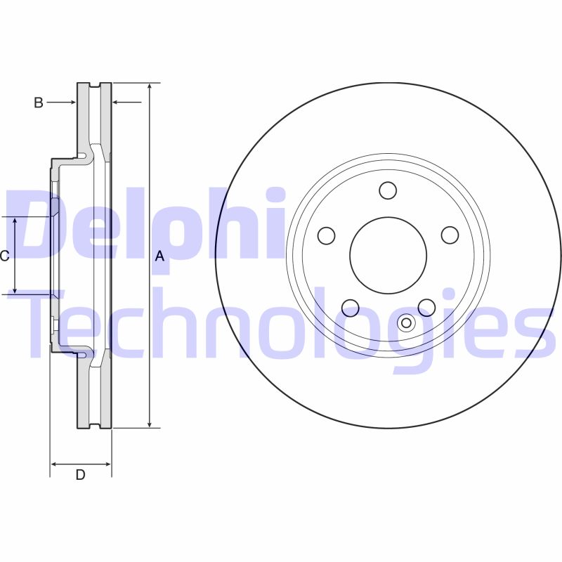 Disc frana BG4788C DELPHI