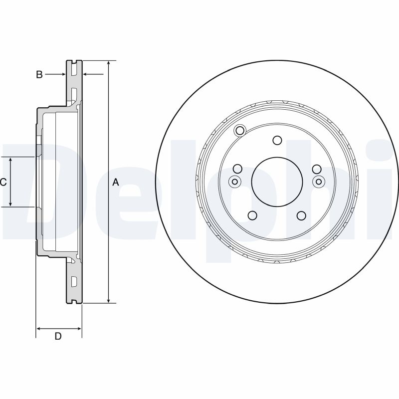 Disc frana BG4794C DELPHI