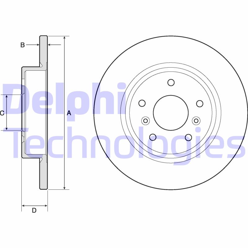 Disc frana BG4807C DELPHI