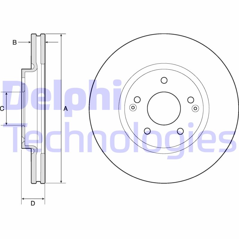 Disc frana BG4809C DELPHI